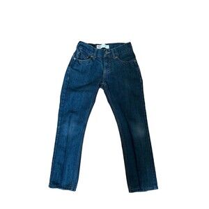 Levi 511 Slim Jeans Boys Red Tab Straight Leg Dark Wash 10 REG 25X25